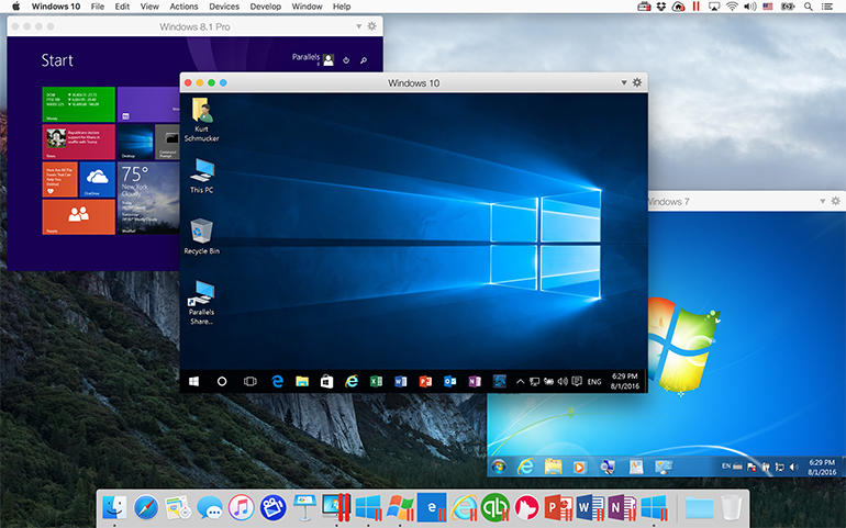 windows 7 for mac parallels